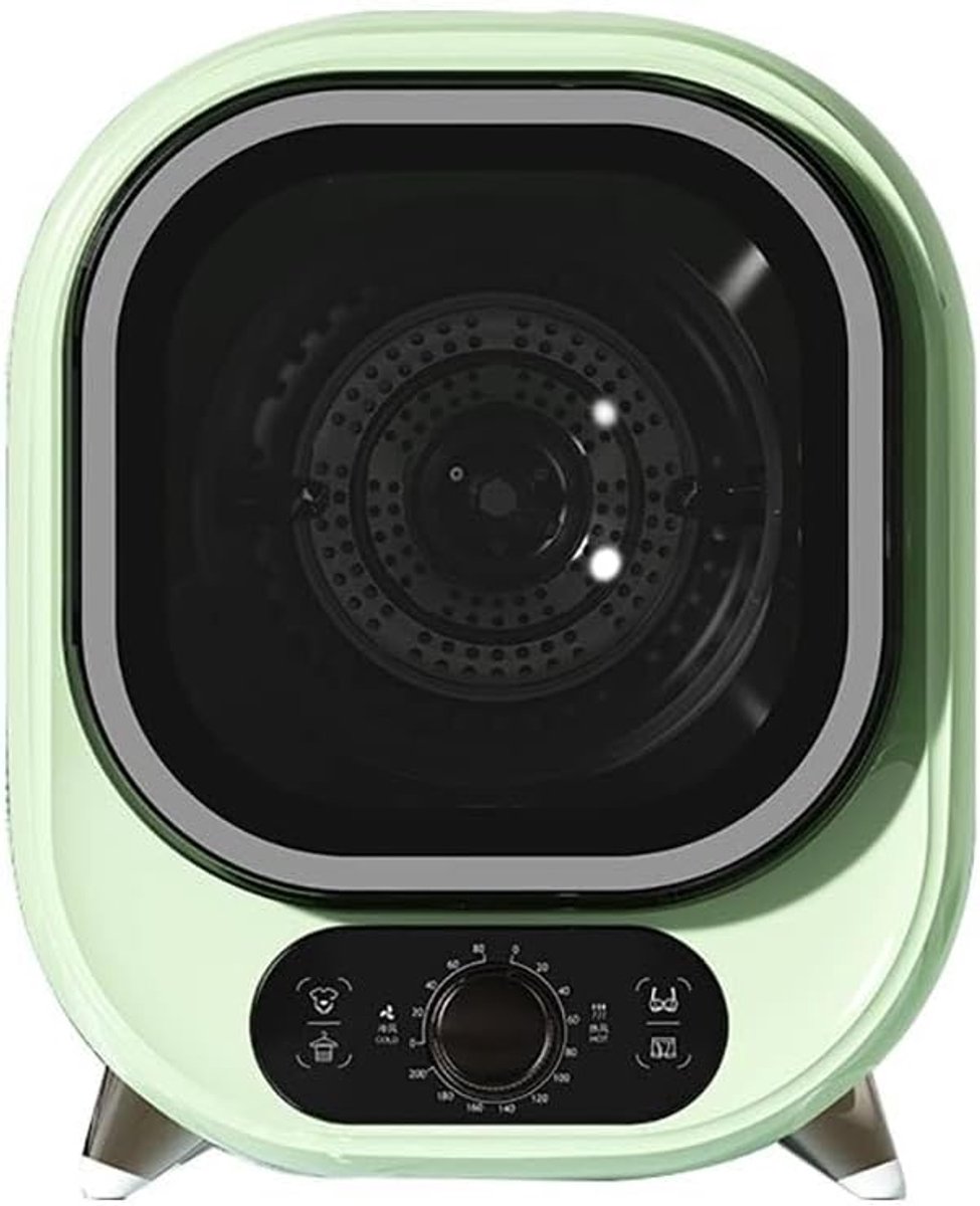 Compacte Wasdroger Mini Droger Snel Drogen Roestvrijstalen Kuip 0.8kg Capaciteit Groen