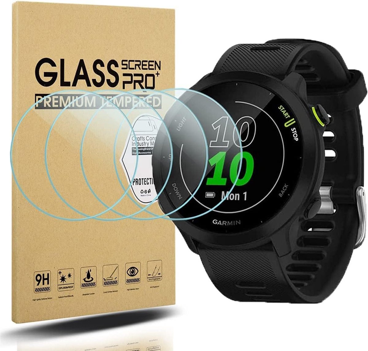 Displaybeschermers - Gehard Glas - Horloge Beschermen - Krasbestendig 9H Glas - 4 Stuks