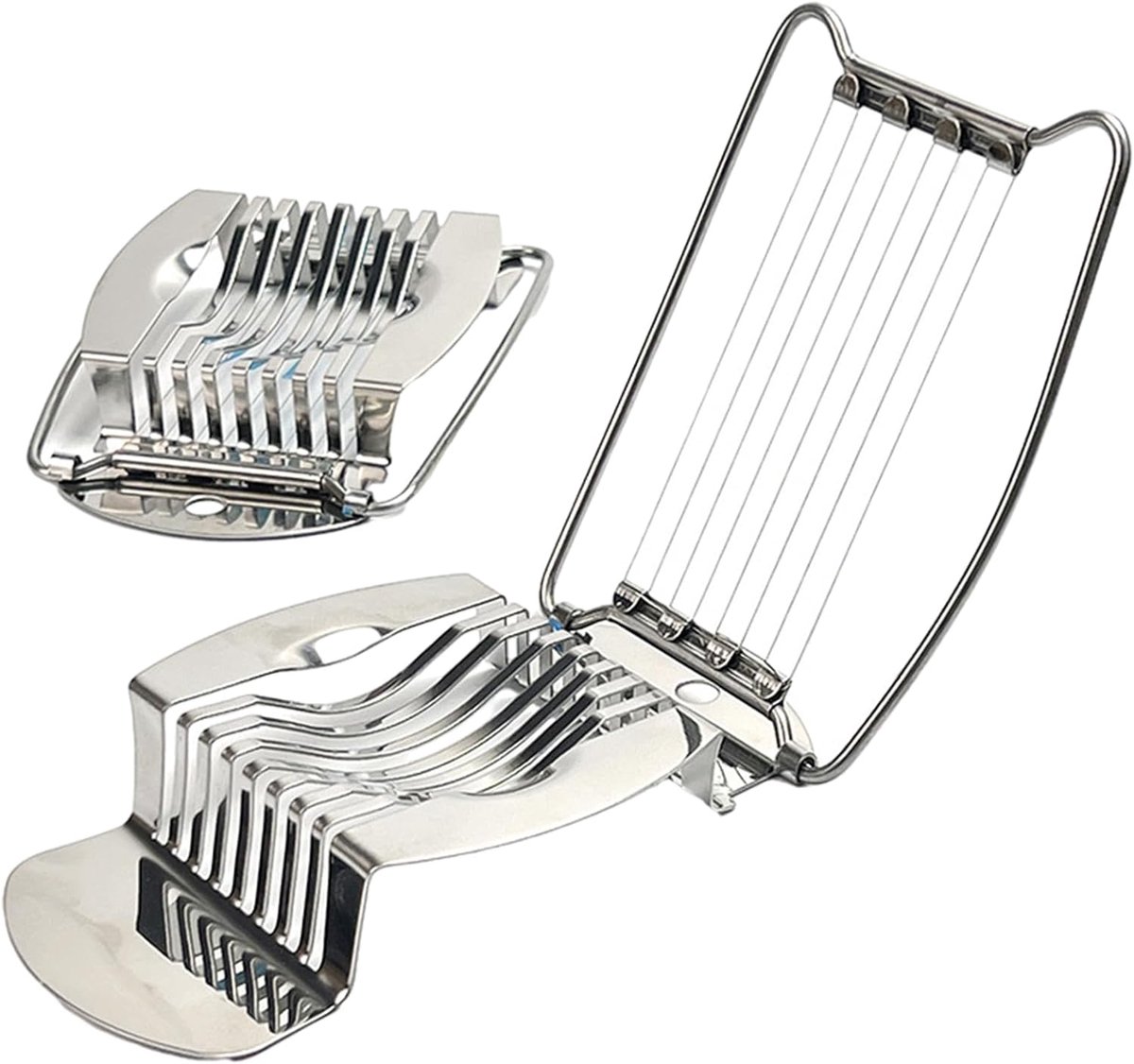 Eiersnijder - Keuken Gadget - Eieren Snijden - Versterkt Frame - 115 x 88 cm - Zilver