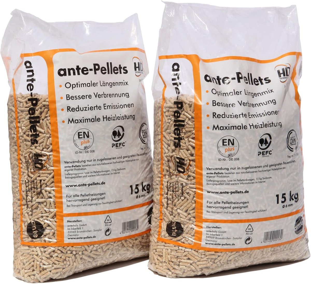 Houtpellets Tuinfeest - Barbecue Brandstof - Buiten Koken - Natuurlijk Hout - 30 kg Totaal