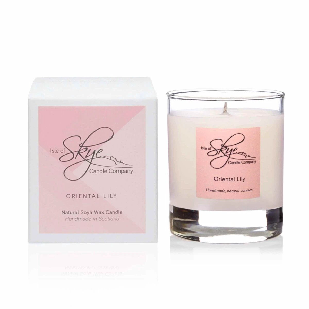 Isle of Skye Candle Company Sojawaskaars Lily & Bergamot - Island Tumbler - Handgemaakt - 35 uur - Isle of Skye Candle Company Transparant