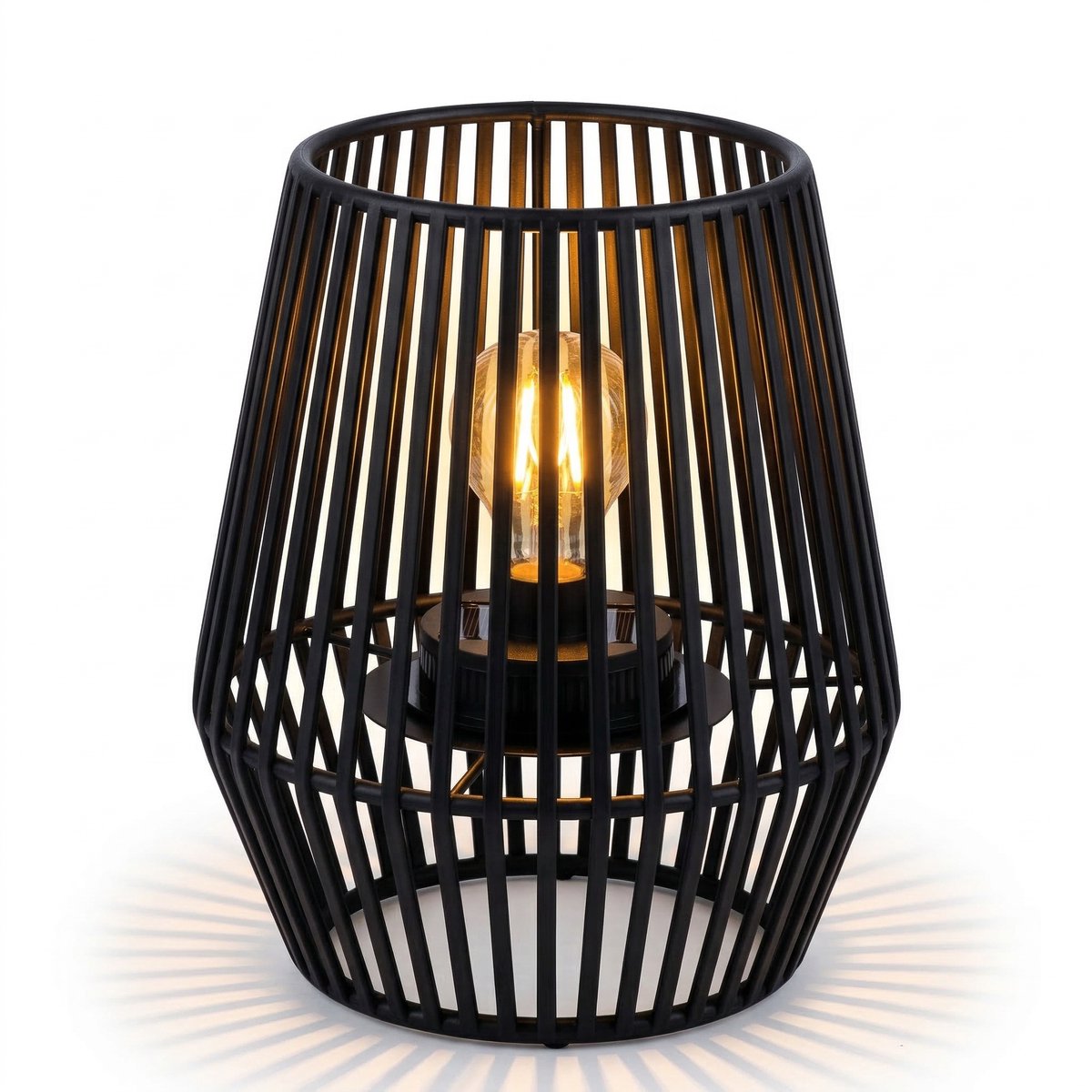 Cheqo® Solar Tafellamp - Solar Tafel Lamp - Solar Lamp Tafel - Solar Tuinlamp - Solar Tuinverlichting - Solar Buitenlamp - Solar Buitenverlichting - Solar Lamp Buiten - Solar Sfeerlamp - Solar Sfeerlicht