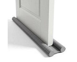 Cheqo® Tochtstrip - Tochtstrip Deur - Tochtstrip Deur Onderkant - Deurtochtstrip - Tochtband - Tochtband Deur - Tochtwering Deur - Tochtstopper Deur - Tochtstopper - Deurstrip Tegen Tocht - Tochtstrip Grijs