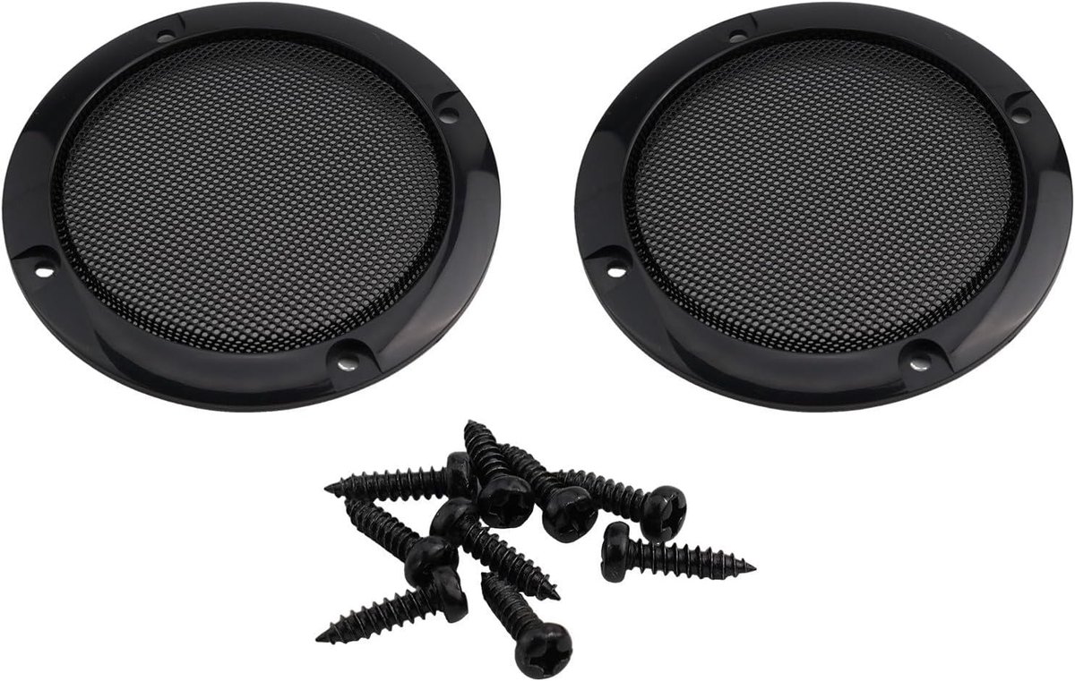 Speaker Grilles - Beschermhoezen - Auto Audio - Set van 2 - 3 Inch - Zwart