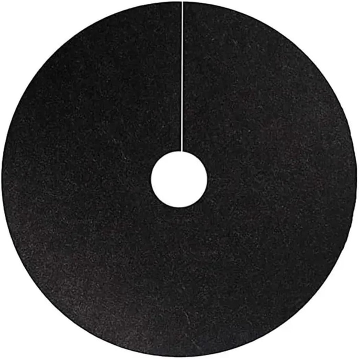 Onkruidbestrijding bodembedekkers - Mulchringen - Planten beschermen - Ademend materiaal - 5 stuks 32 cm - Zwart