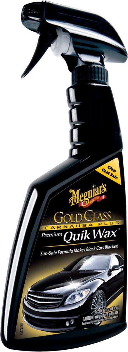 Meguiar's Gold Class Auto Wax - Spray Wax - Carnauba Quik Wax - Carnauba wax - 473ml