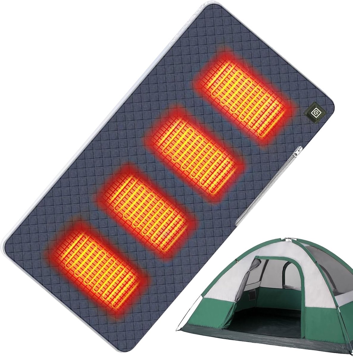 Draagbare Stoelverwarming - Elektrisch Kussen - Outdoor Comfort - 3 Warmtestanden - 45 x 90 cm