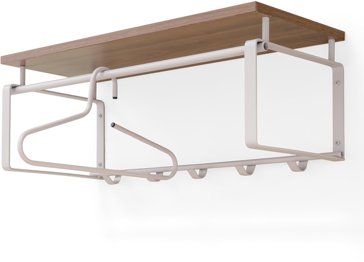 Spinder Design kapstok Rex 3 - Silky Taupe - 5 haken - Staal