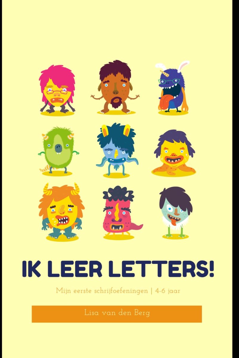 Leer Schrijven Boek - Schrijfoefeningen Kinderen - Alfabet Leren - Speelse Oefeningen - A4 Formaat