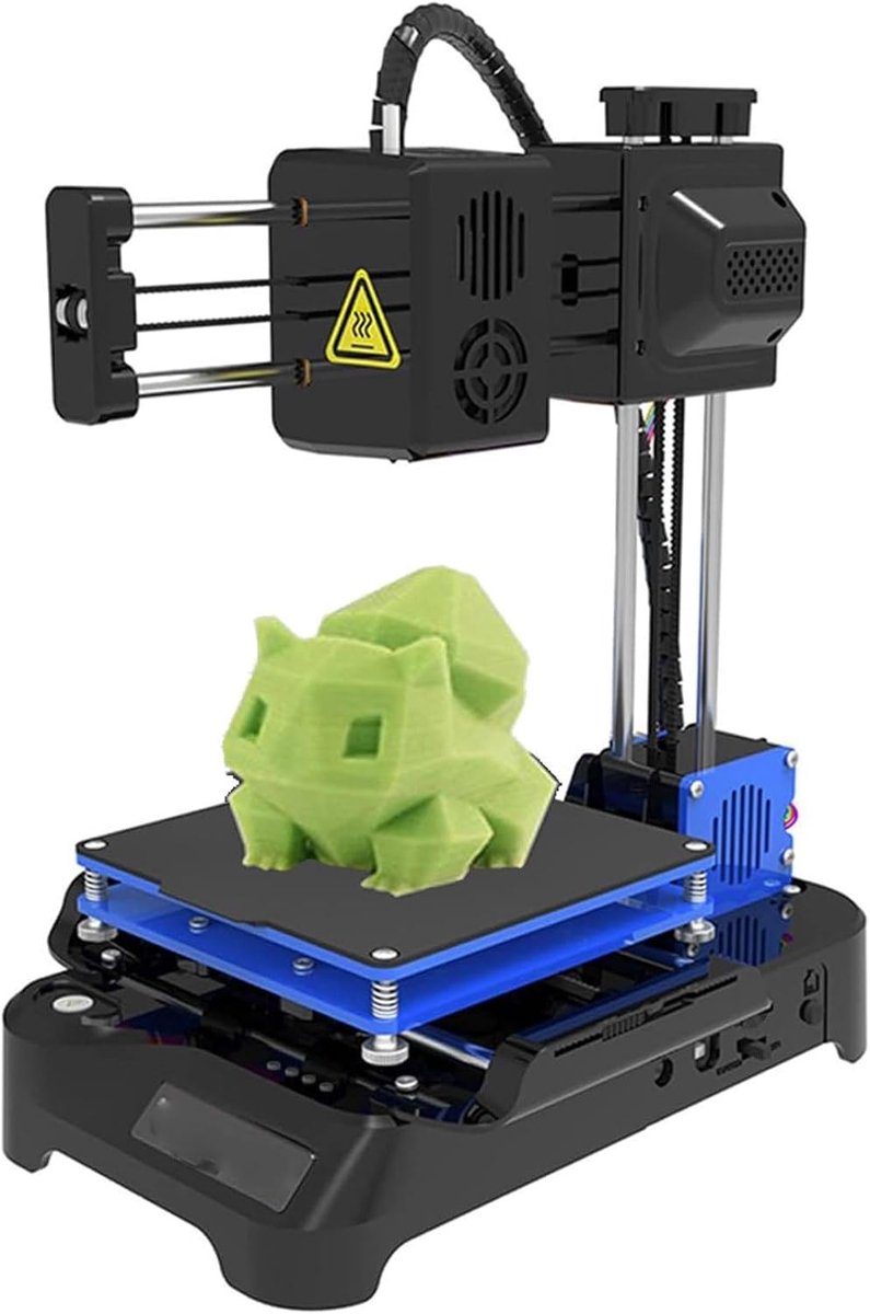 Mini 3D Printer - Desktop Printer - Hobby Projecten - Stille Werking - 10cm Printvolume - Zwart