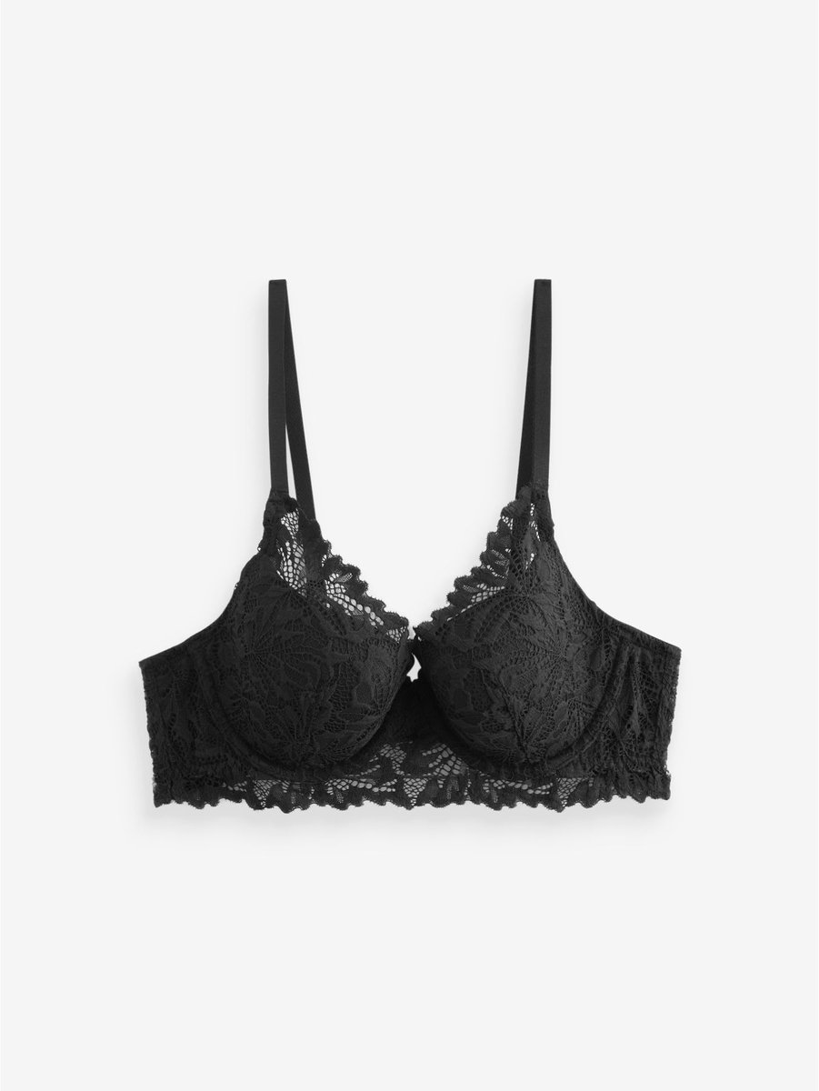 Next Dames - Kanten ultieme comfortabele beha - Zwart Black