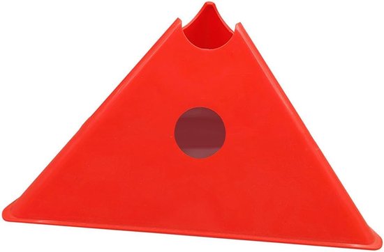 Voetbaltraining Pionnen - Markeer Kegels - Behendigheidstraining Sport - Duurzaam PE Materiaal - 25x25x12 cm - Fel Oranje van Merkloos — afbeelding 5