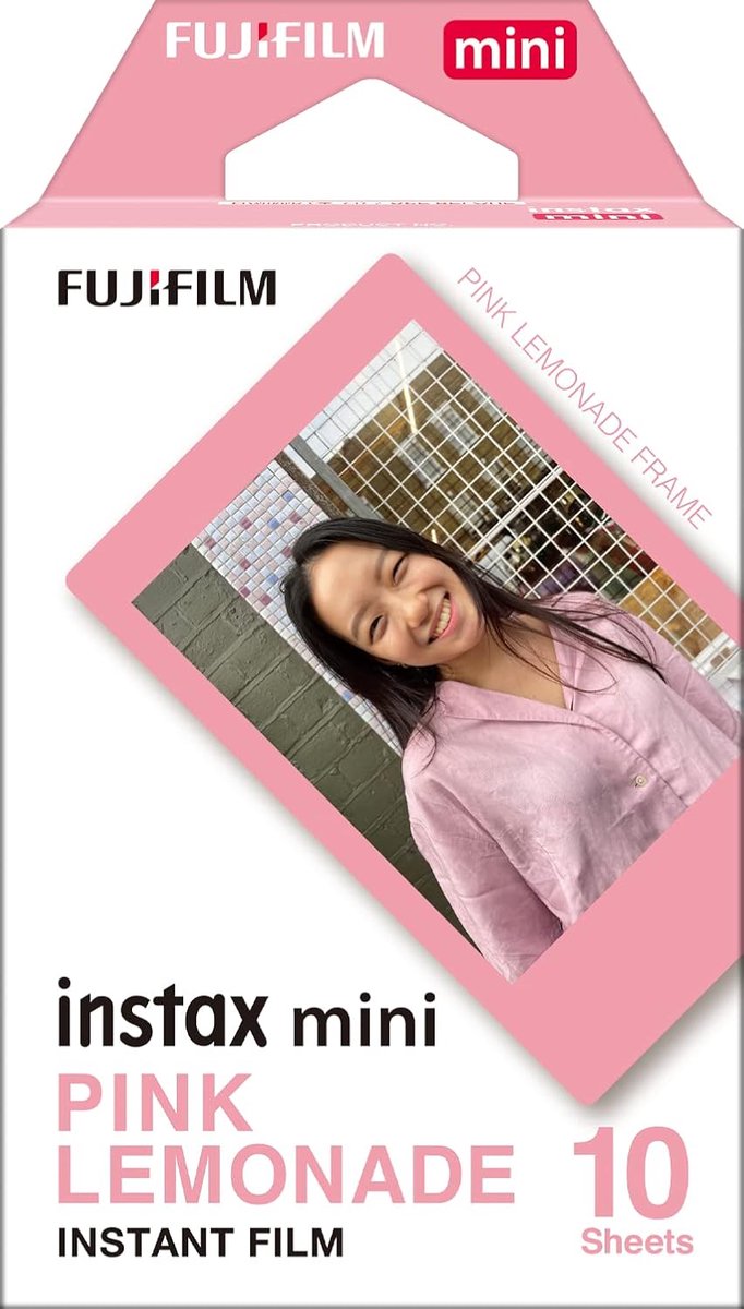 Fotopapier Cassette - Instant Foto Film - Creatieve Prints - Roze Frame Design - 86x54mm - Roze