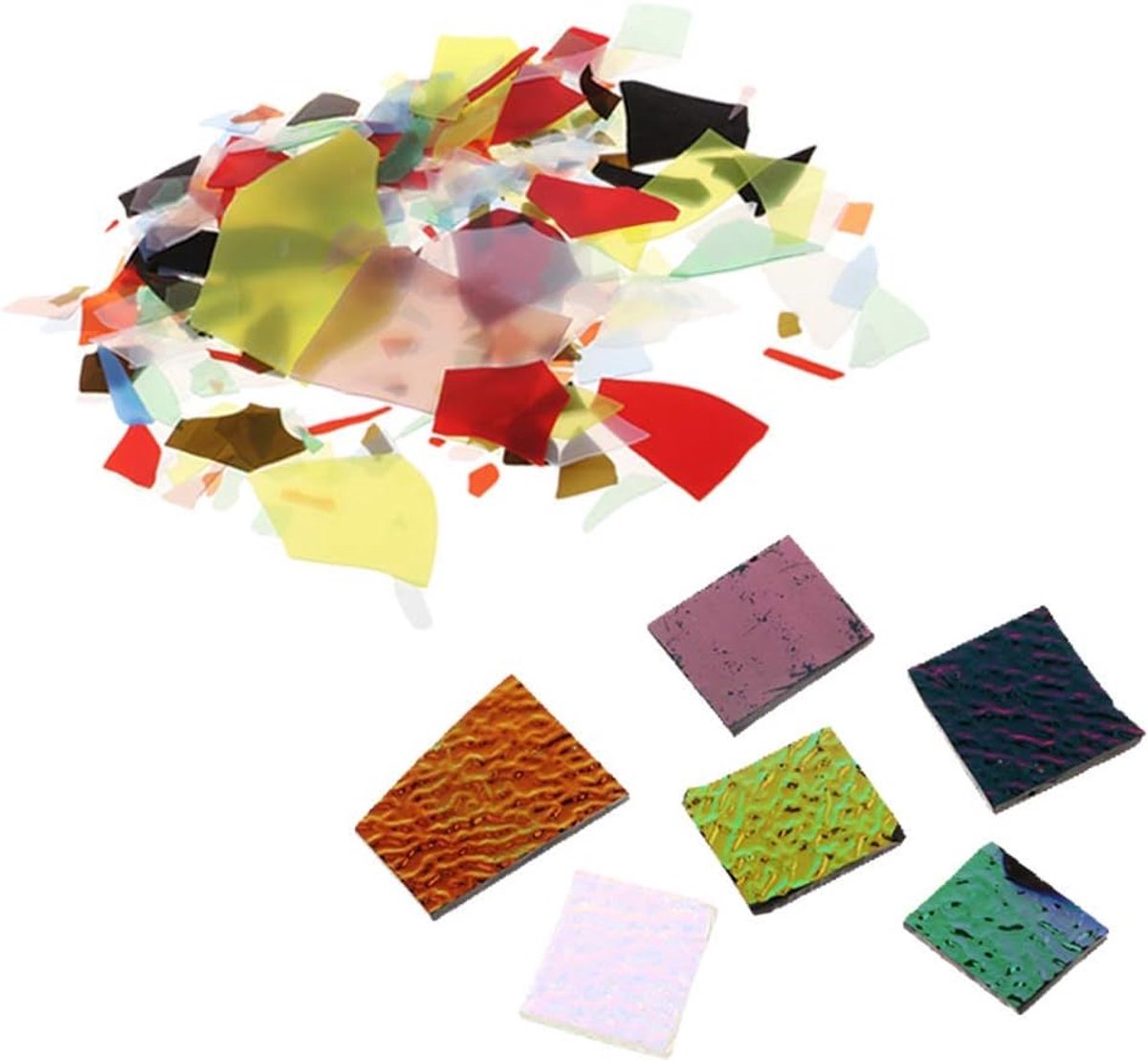 Smeltglas Mix - Confetti Glas - Glas Fusing - 90 COE - 56 Gram - Regenboog