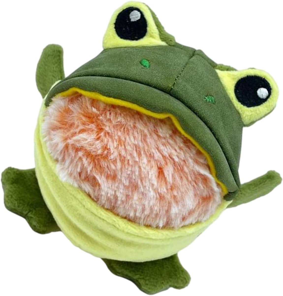 Hond Piep Speeltje – Interactief Kauw – Tandenpoetsen Hond – Verwijderbaar Geluid – 124 cm – Kikker