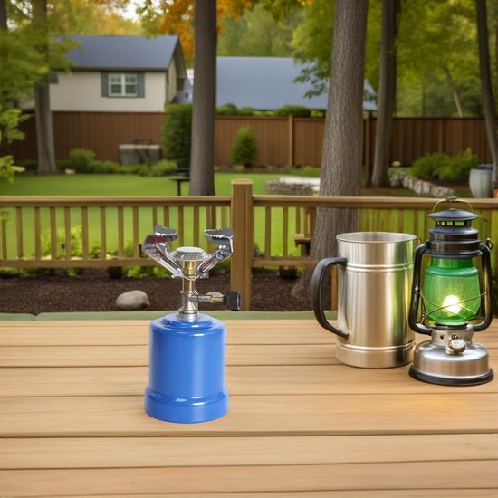 Draagbare Outdoor Stove - Kampeer Gasfornuis - Picknick Wandelen - Lichtgewicht Compact - 22 x 11 cm - Diverse kleuren — afbeelding 3