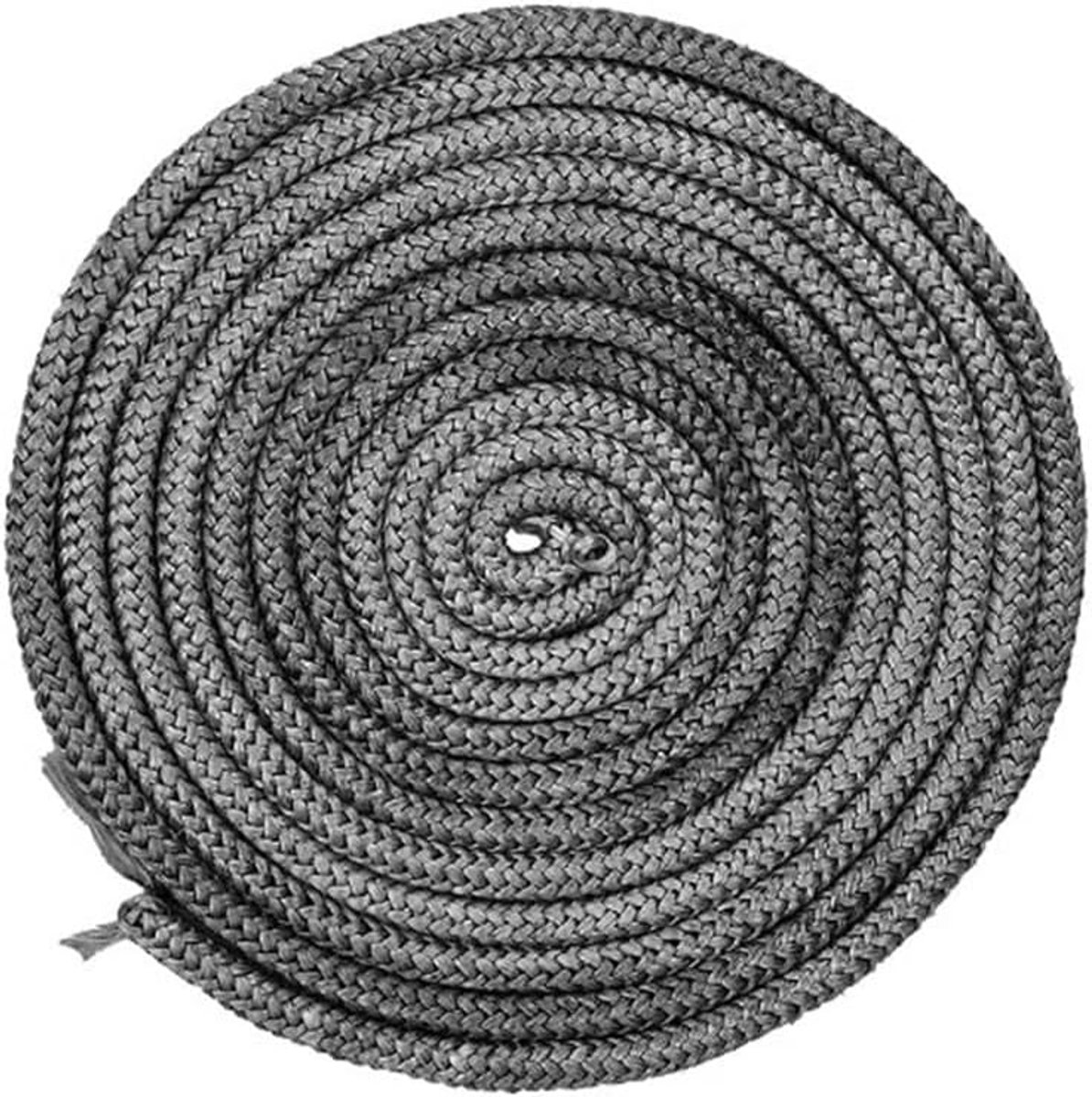 Vuurkoord Kachelkoord - Ovenband Afdichting - Houtkachel Deur - Glasvezel Materiaal - 10mm 3 Meter - Zwart Wit