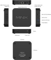 Bol.com MINIX U8K-Ultra 8K Android-mediaspeler 8 GB RAM 128 GB opslagruimte Android AOSP 11 WiFi 6 Bluetooth 5.2 AI-beeldkwalite... aanbieding