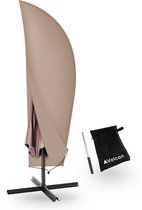 Volcan Parasolhoes voor Zweefparasol - Waterdicht - Met Rits en Stok - Oxford 420D - Tot 400cm - Taupe