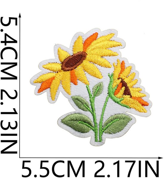 Lot de 32 écussons thermocollants brodés à coudre pour Vêtements , Vêtements de bricolage, jolies applications à coudre, pour vestes, chapeaux, sacs à dos et jeans