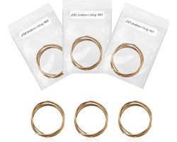 Allecto Plus - Soldeerdraad Goud Gouden Sieraden Reparatie Elektronica Loodgieterswerk 16cm - 3 stuks.