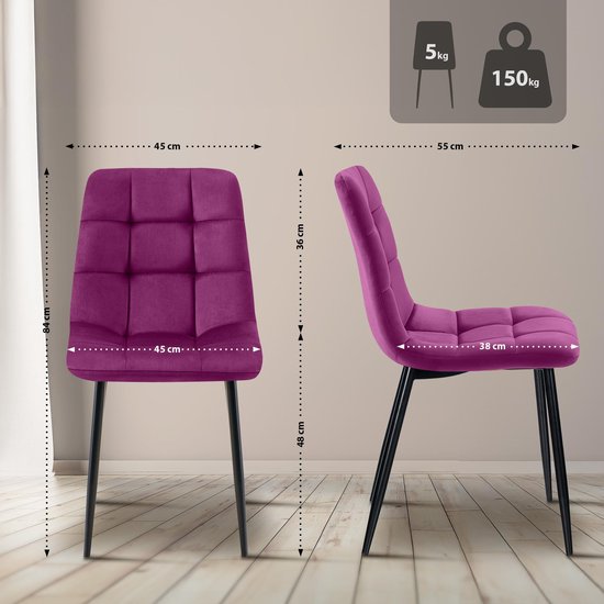 Eetkamerstoelen zonder armleuning kopen? Bekijk onze collectie