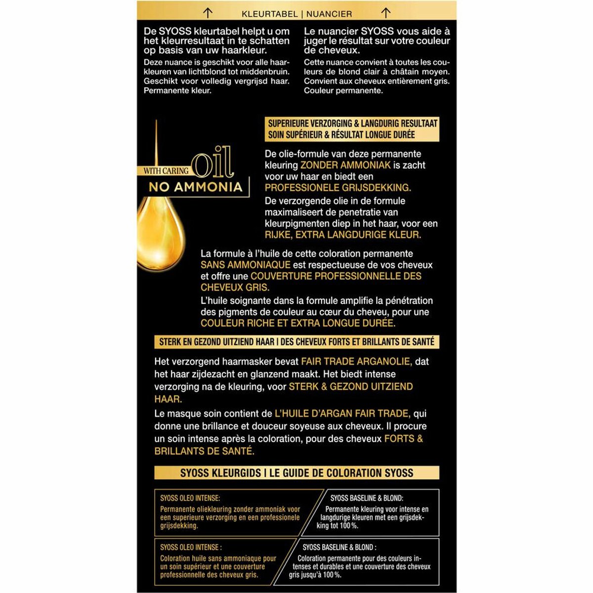 Syoss Oleo Intense 5-86 Lichtbruin - 3 st - voordeelverpakking