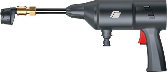 Draadloze Caliber hogedrukreiniger 200 PSI met 5-in-1 sproeikop, schuimfles, werkt zonder kraan, 12V, compact