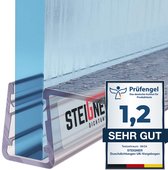 STEIGNER douchestrip, 190cm, glasdikte 6/ 7/ 8 mm, recht, pvc, vervangende afdichting voor douches, UK11