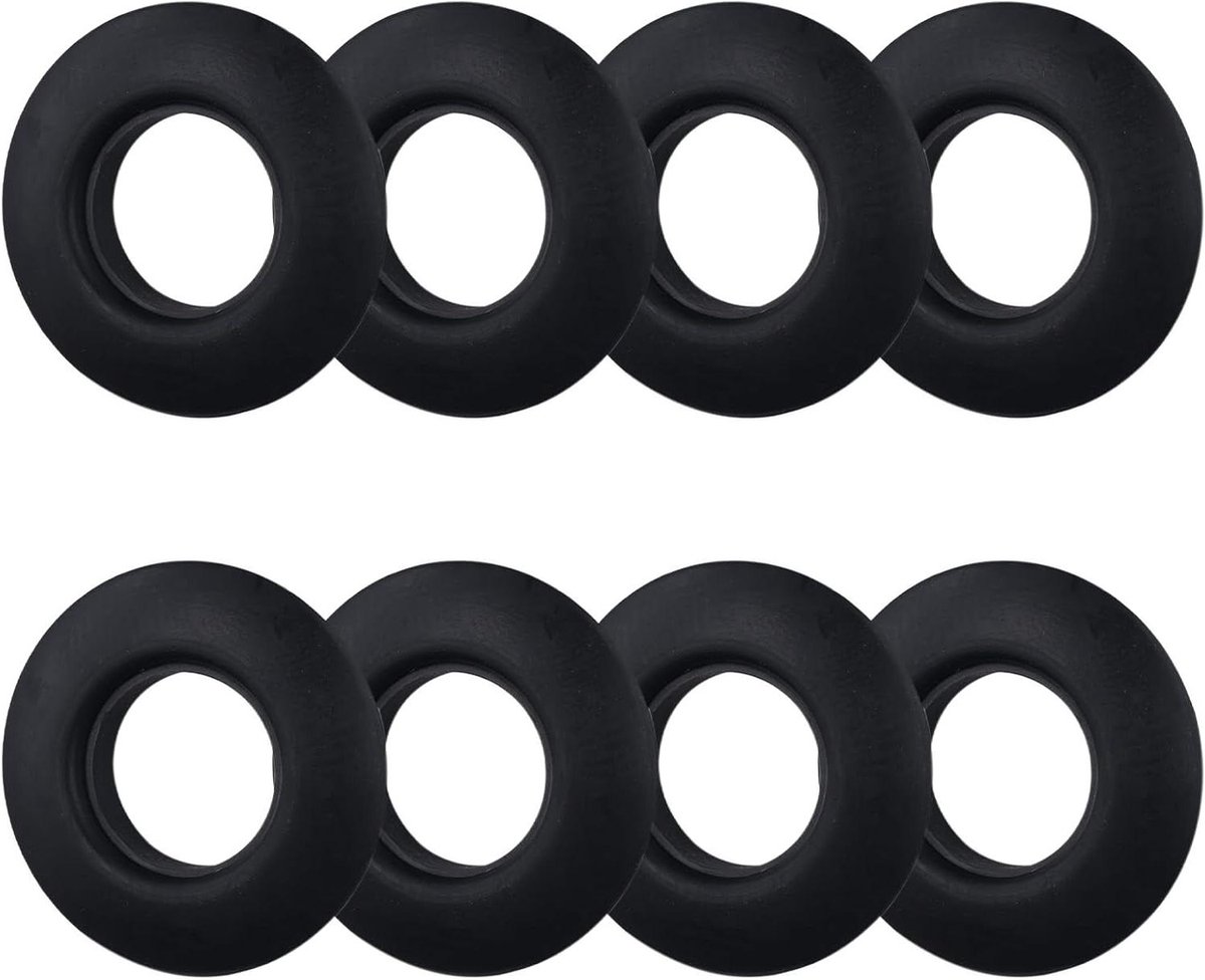 Allecto Plus - 8 stuks Rubberen Druppelringen voor Kajakpeddels - Accessoires voor Roeispanen - Geschikt voor Kajak, Kano, en Raften
