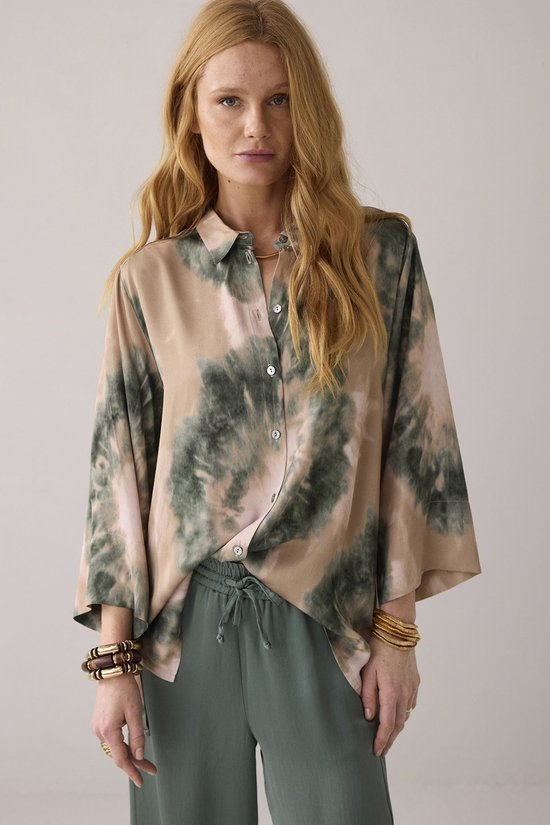 2s3317-12232 Blouse tie dye print