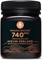 Pot Manuka Doctor Monoflorale Manuka Honing 740 MGO Premiumkwaliteit uit Nieuw-Zeeland.