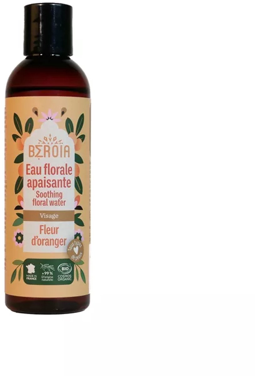 Cosmos gecertificeerd Organisch Neroli - Sinaasappelbloesem hydrolaat - water - kalmeert de geïnfecteerde huid 200ml