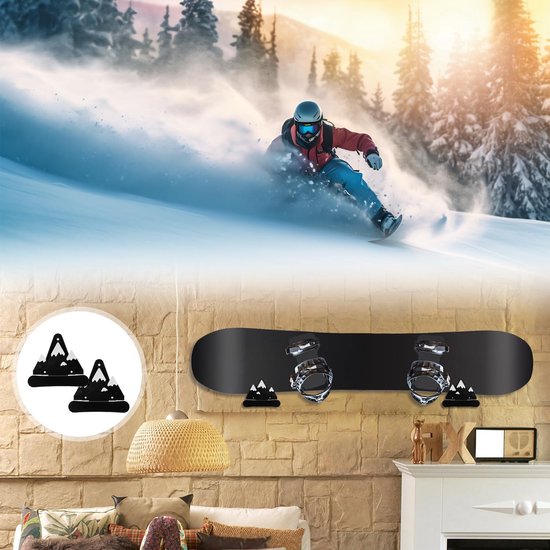 HIDEit HBoard | Horizontal Snowboard Mount Clips – HIDEit Mounts