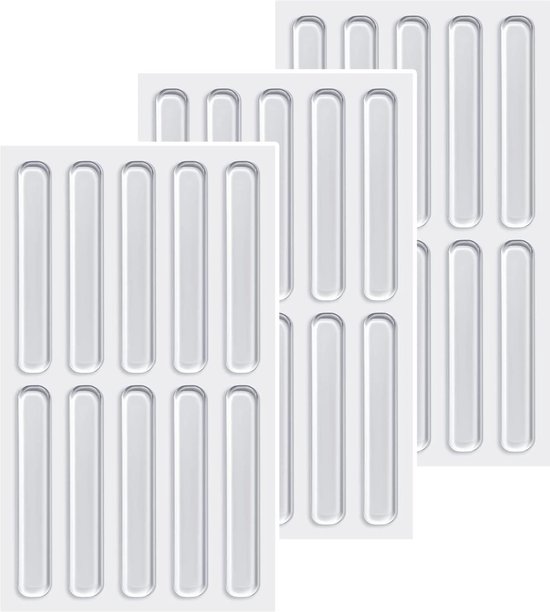 Foto: Transparante rubberen voeten elastische buffers 30 stuks zelfklevende bumper anti slip deur stops rubberen pads voor meubels kasten deuren snijplanken elektronische producten 