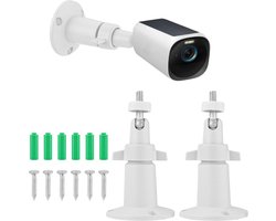 2pcs Beveiligingscamera Beugel – Verstelbare Camera Wandbeugel Houder – Compatibel met Arlo Eufy Solocam S220/C210 Eufycam 2C/2C Pro 3/S330 3C/S300