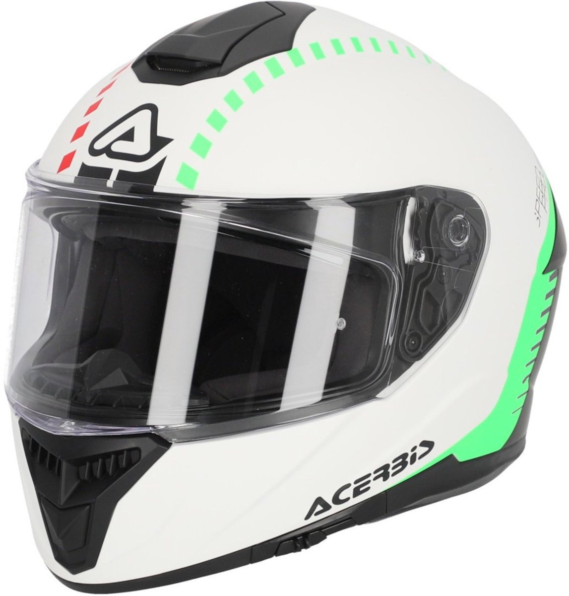 Acerbis Krapon Mat Witte Integraalhelm - Helm