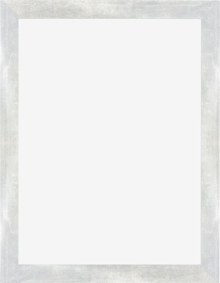 Dutch Frame Factory Fotolijst 36x48 cm - MDF - Zilver Glanzend Vintage - Marseille