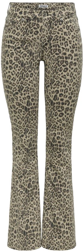 ONLY - ONLBLUSH MID FLARED LEO DNM DOT CS - Dames - Jeans