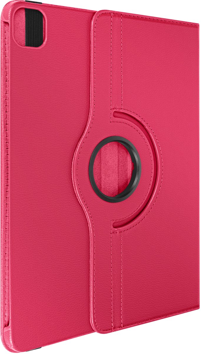 Avizar Foliohoes Geschikt voor Apple iPad Air 13 2024 360° roterende steunklep, Fuchsia
