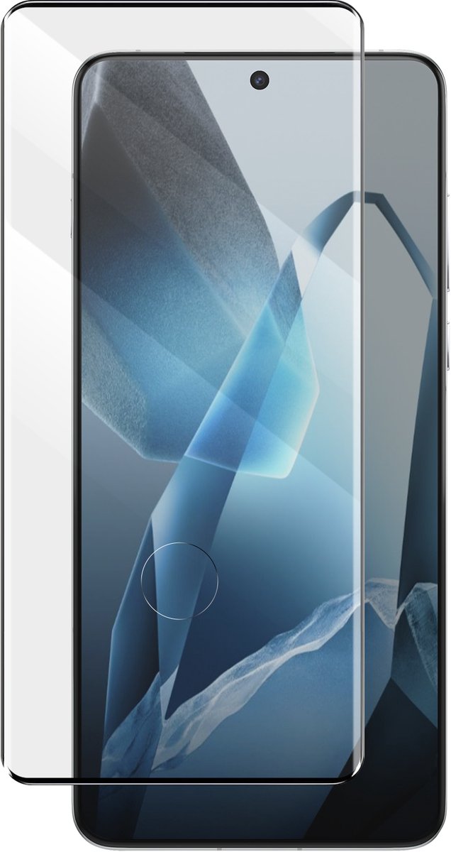 iMak, Gehard glas voor OnePlus 13 Hardheid 9H antikras schuine rand, Zwart