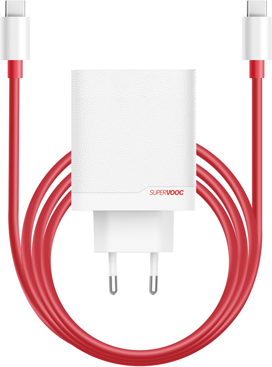 OnePlus SuperVOOC Oplader 120W met 2 Poorten + Usb C kabel