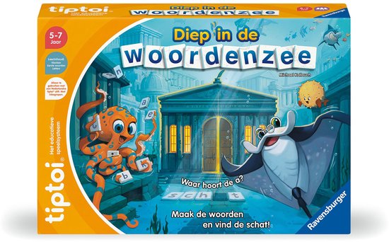 Ravensburger tiptoi Au cœur de la mer des mots - Système d'apprentissage interactif