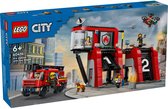 Caserne de pompiers et camion de pompiers LEGO City - 60414