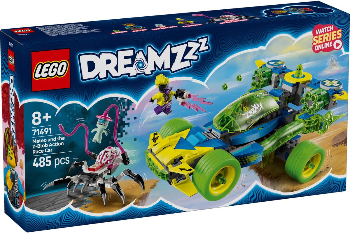 LEGO 71491 Dreamzzz Mateo en het Z-Blob  actievoertuig