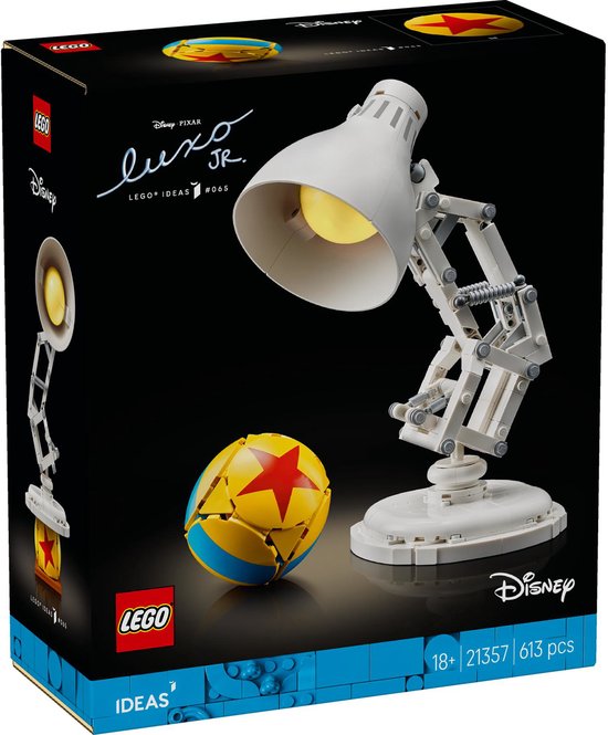 Modèle d'exposition LEGO Ideas Disney Pixar Luxo Jr. - 21357