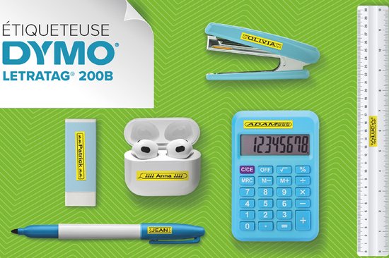 DYMO LetraTag 200B Étiqueteuse Bluetooth - Imprime Étiquettes Depuis Smartphone (iOS/Android)