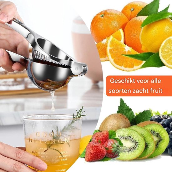 TOVBMUP Citruspers - Handmatige sapcentrifuge - Citroenpers - Diameter 7 cm - Duurzaam - Geschikt voor keukens, bars, restaurants - Veilig en duurzaam van tovbmup — afbeelding 5