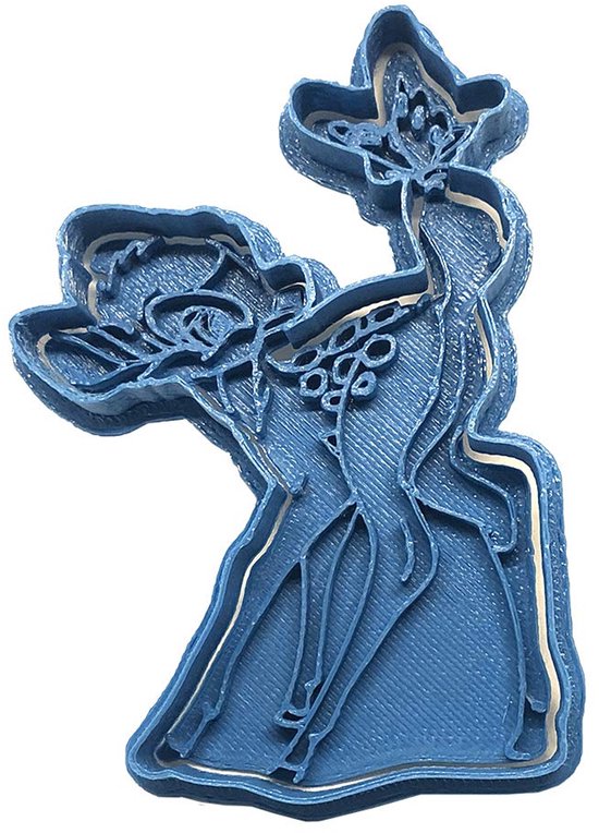 Cuticuter Mini Cooper Taglierina Biscotto, Blu, 8x7x1.5 cm