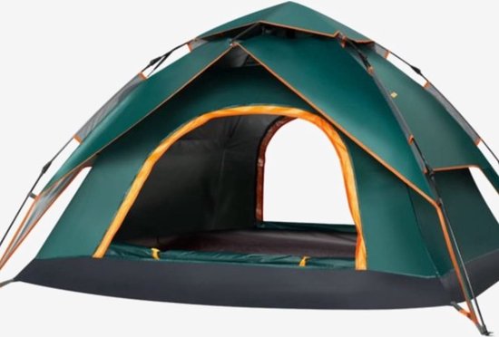 Automatische Pop-up Campingtent voor 2-3 Personen - Waterdicht en Winddicht - Inclusief Grote Draagtas - Ideaal voor Gezinscamping en Buitenactiviteiten - Blauw van Merkloos — afbeelding 5